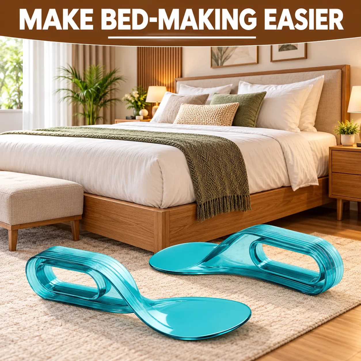 Bedsheet Tucking Tool for Easy Bed Making – Mattress Lifter and Sheet Tucking Tool